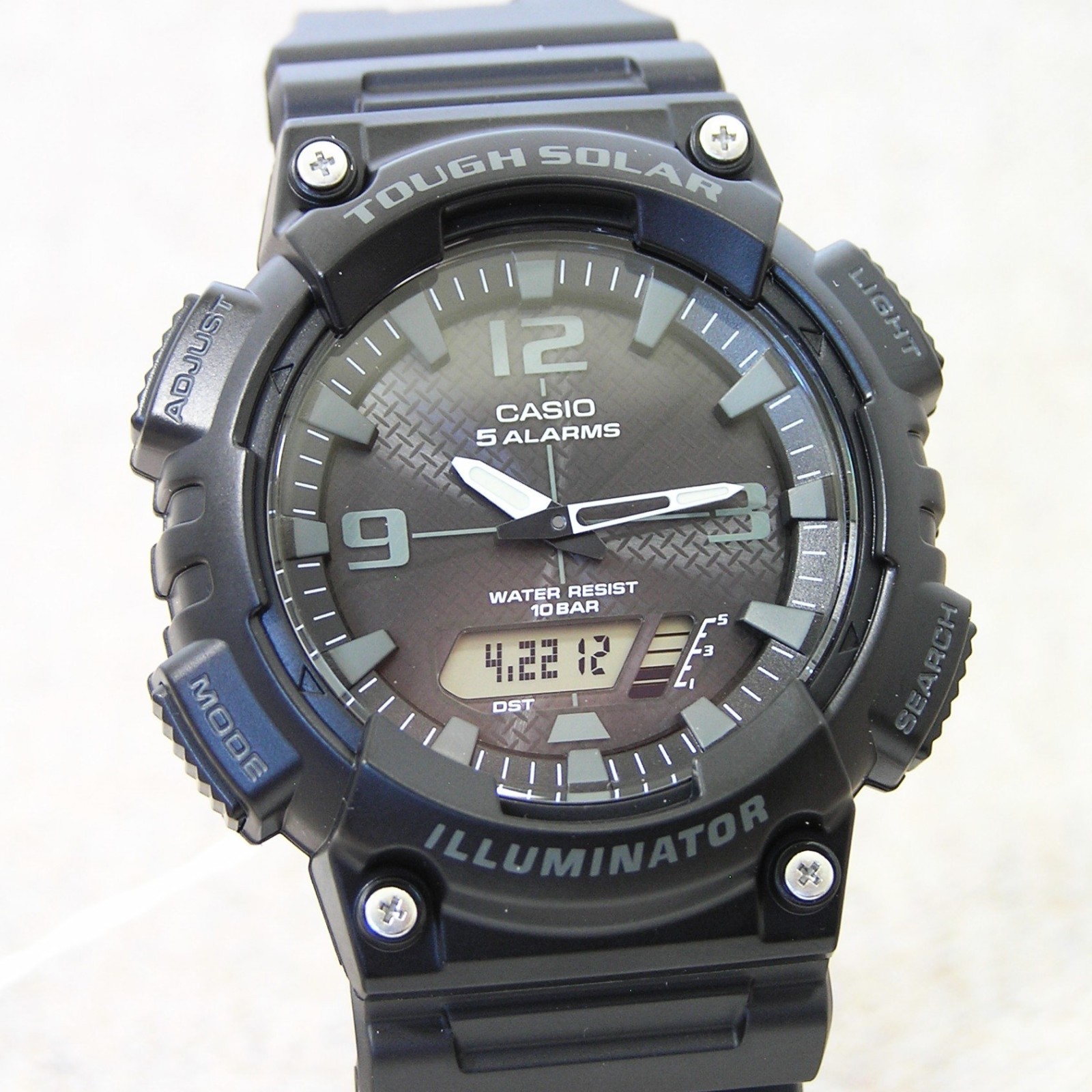 UK STOCK CASIO AQ-S810W-1A2JH Tough Solar Watch Japan Exclusive Black Resin