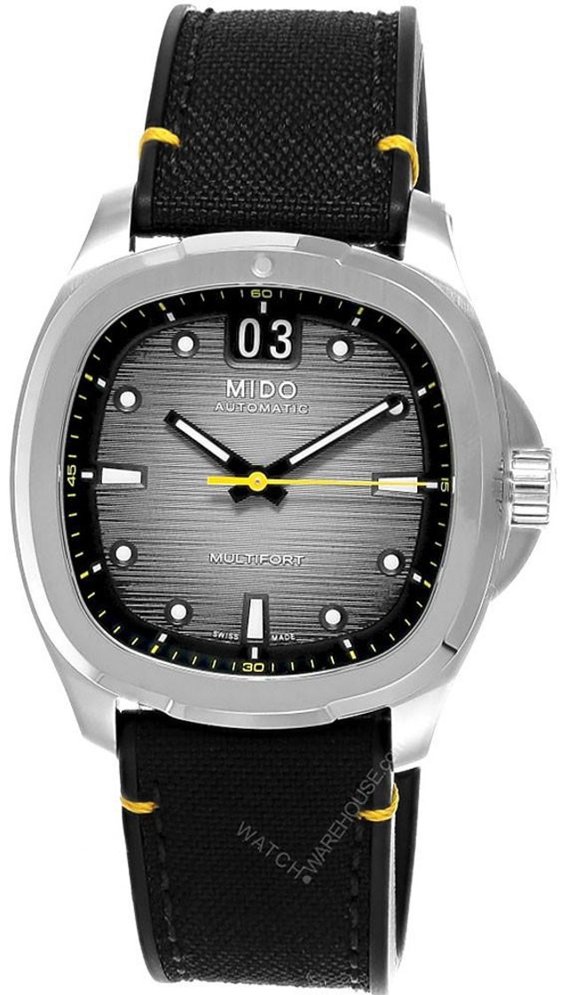 MIDO Multifort TV Big Date 40MM Grey Gradient Dial Mens Watch M049.526.17.081.01