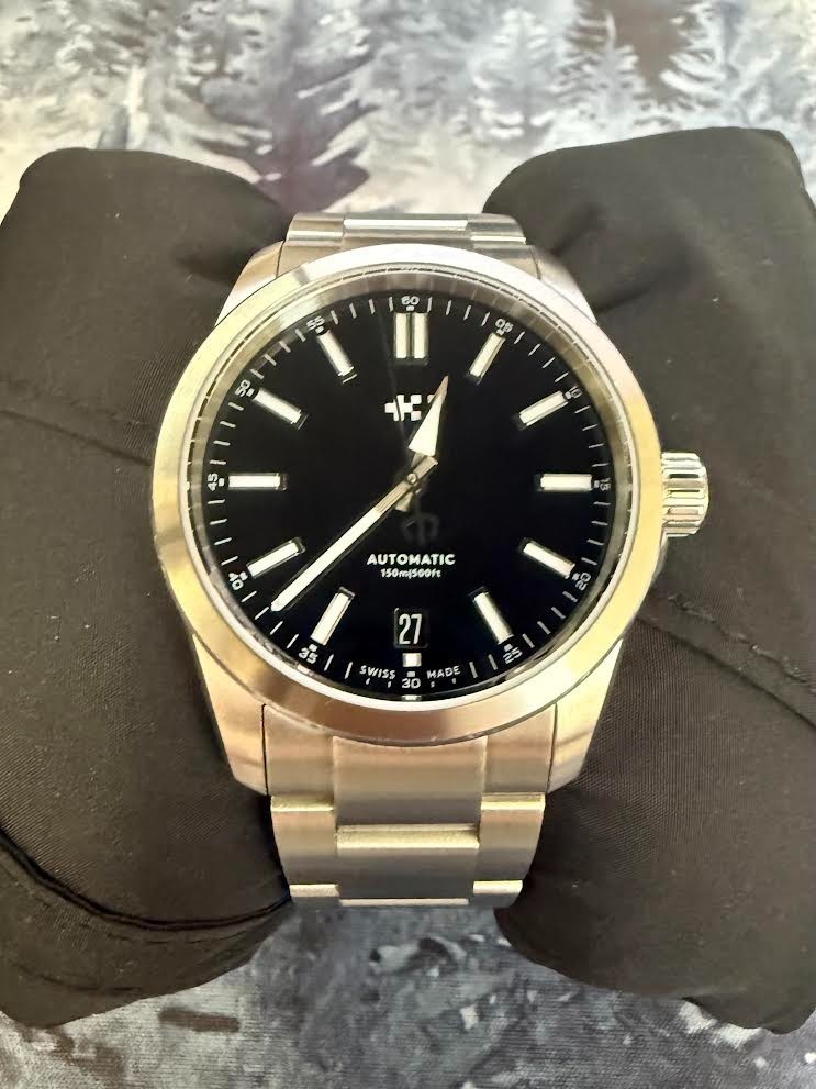 Christopher Ward C63 Sealander, 36mm, Black, Bader Bracelet, Full Set