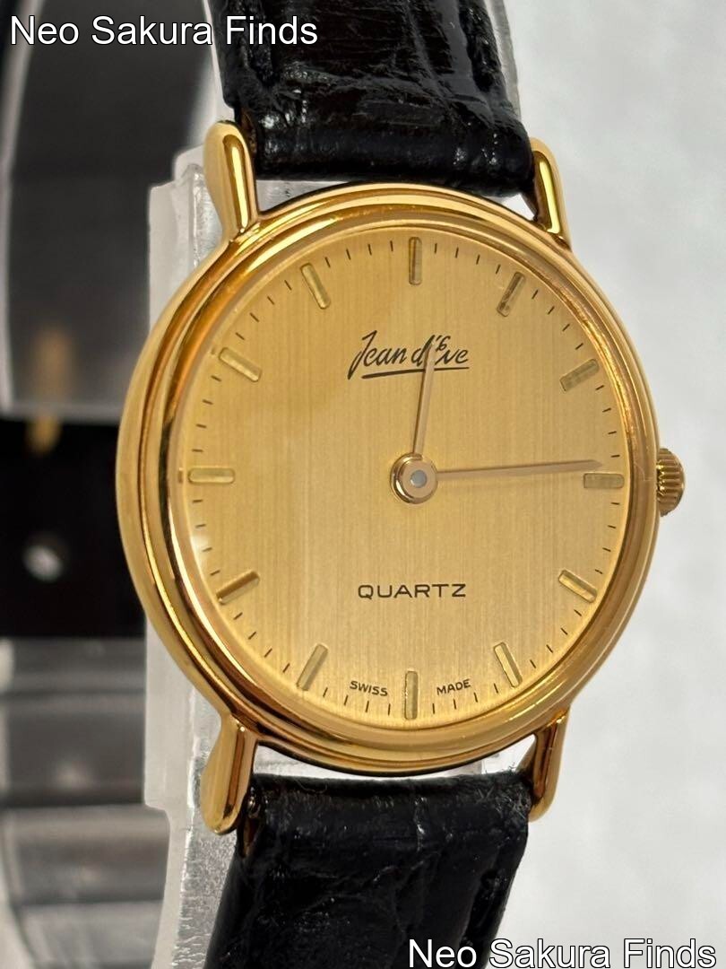 Jean D’Eve Quartz Gold Working Women’s Watch