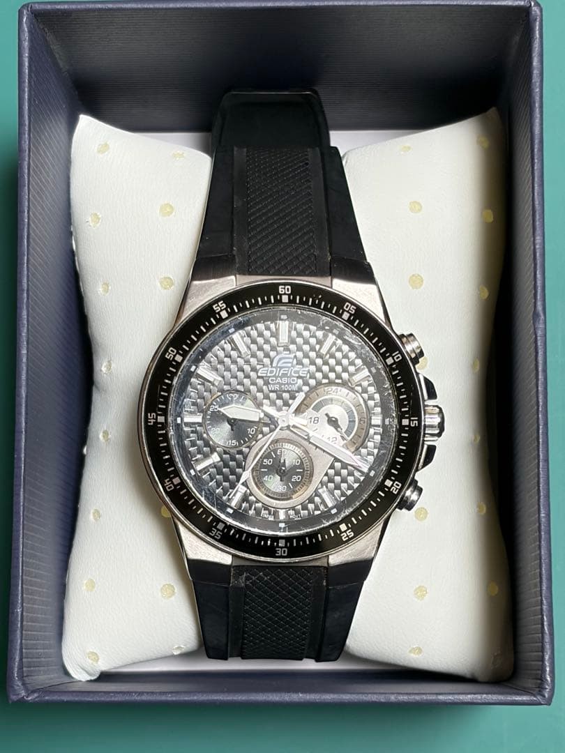 Casio ifice EF-552 Chronograph Watch Stainless Steel