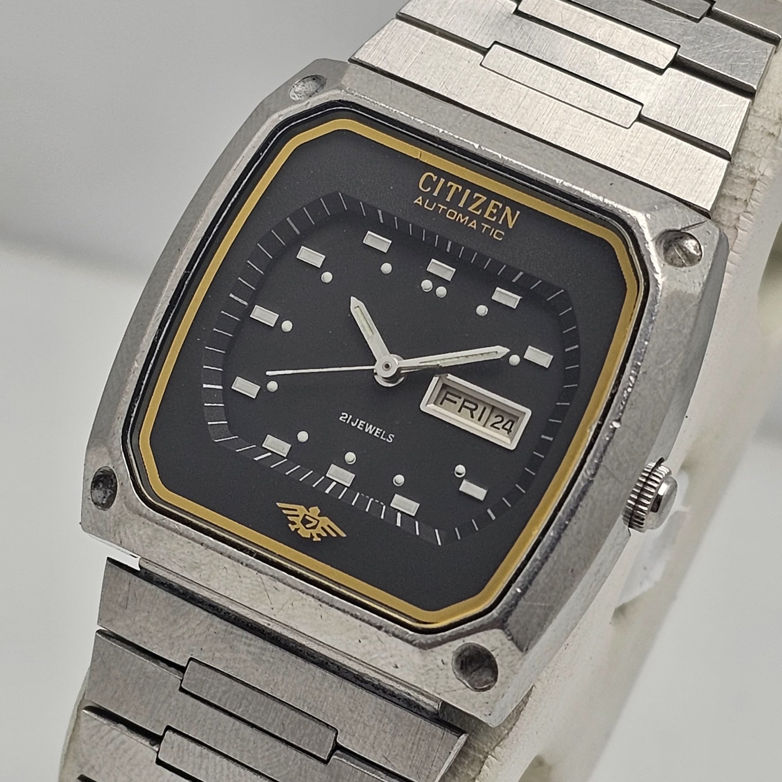 Citizen Eagle 7 Automatic 74-8757 Day/Date Cal.6650A Vintage Unisex Watch