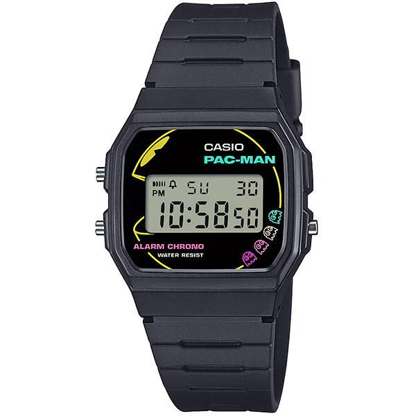 CASIO CLASSIC Pac-Man Collaboration Model with Biomass Plastic Band F-91WPC-1AJR