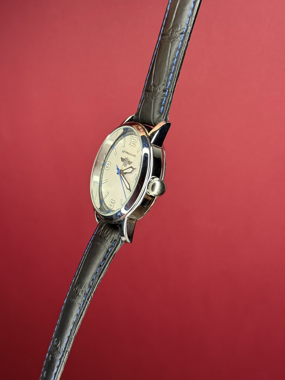 Aviator Watch Mechanical Pilot Soviet USSR Military Calendar Men Day Raketa
