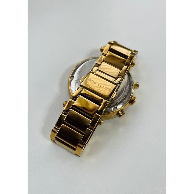 Excellent Condition with New Battery Michael Kors Parker Rhinestones Chronograph
