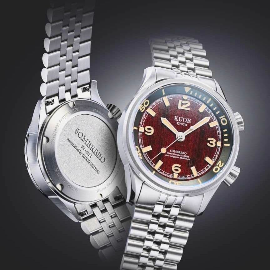 [LIMITED EDITION] KUOE KYOTO SOMBRERO 90-011 Hake Watch Red