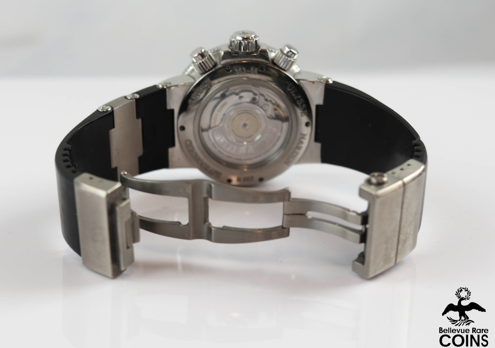 ULYSSE NARDIN Automatic 57J Cream & Silver Dial 40mm St. Steel Case Men’s Watch