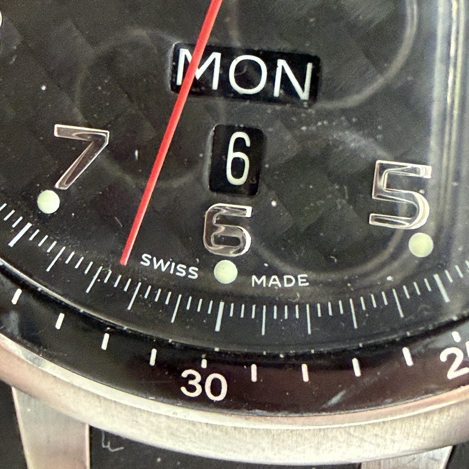 ORIS TT3 7588 Titanium Day/Date Automatic Men’s 41mm Watch RUNS! Keeps Time!