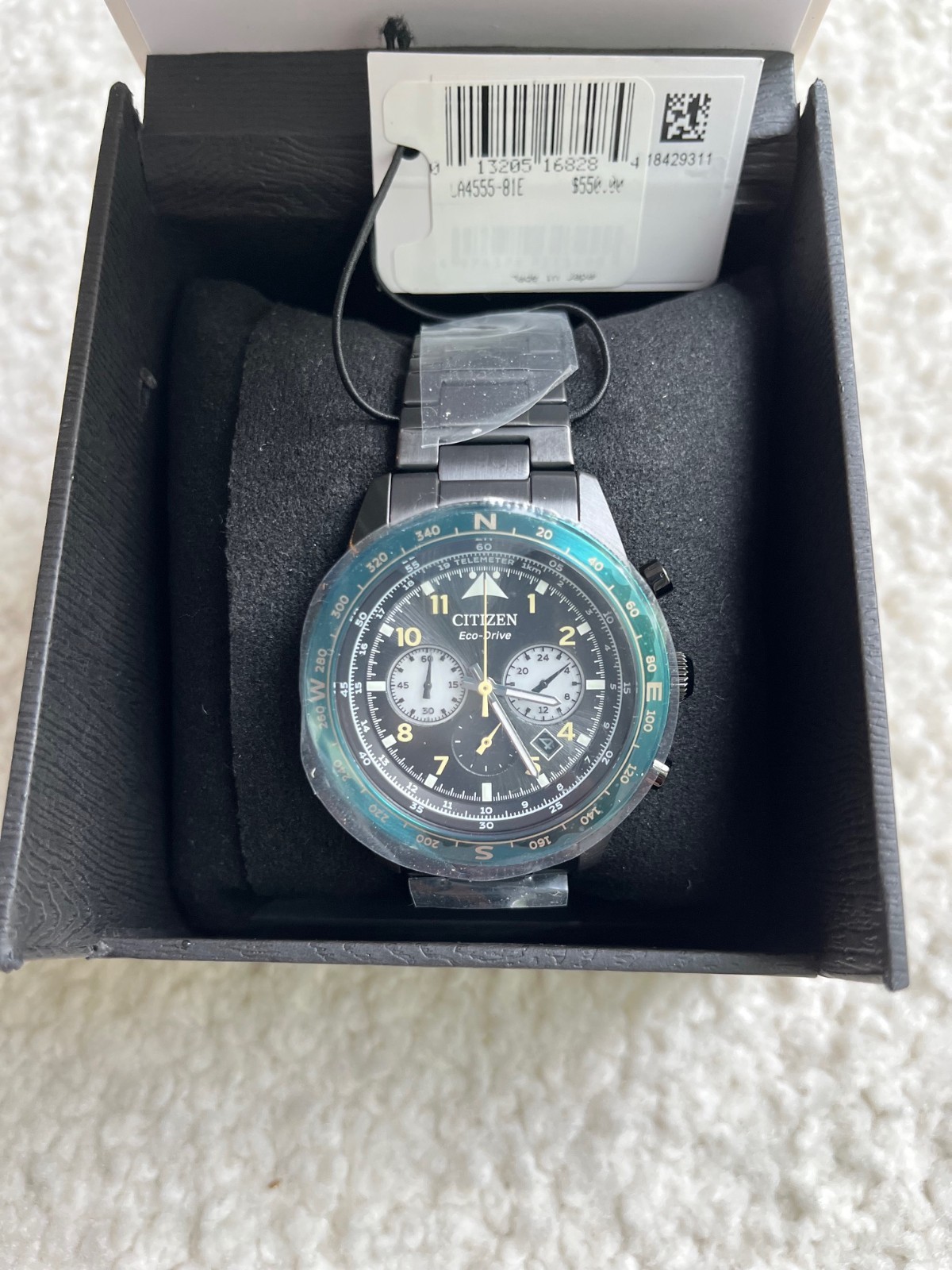 Citizen Sport Casual Weekender Eco-Drive Men’s Chrono Watch CA4555-81E