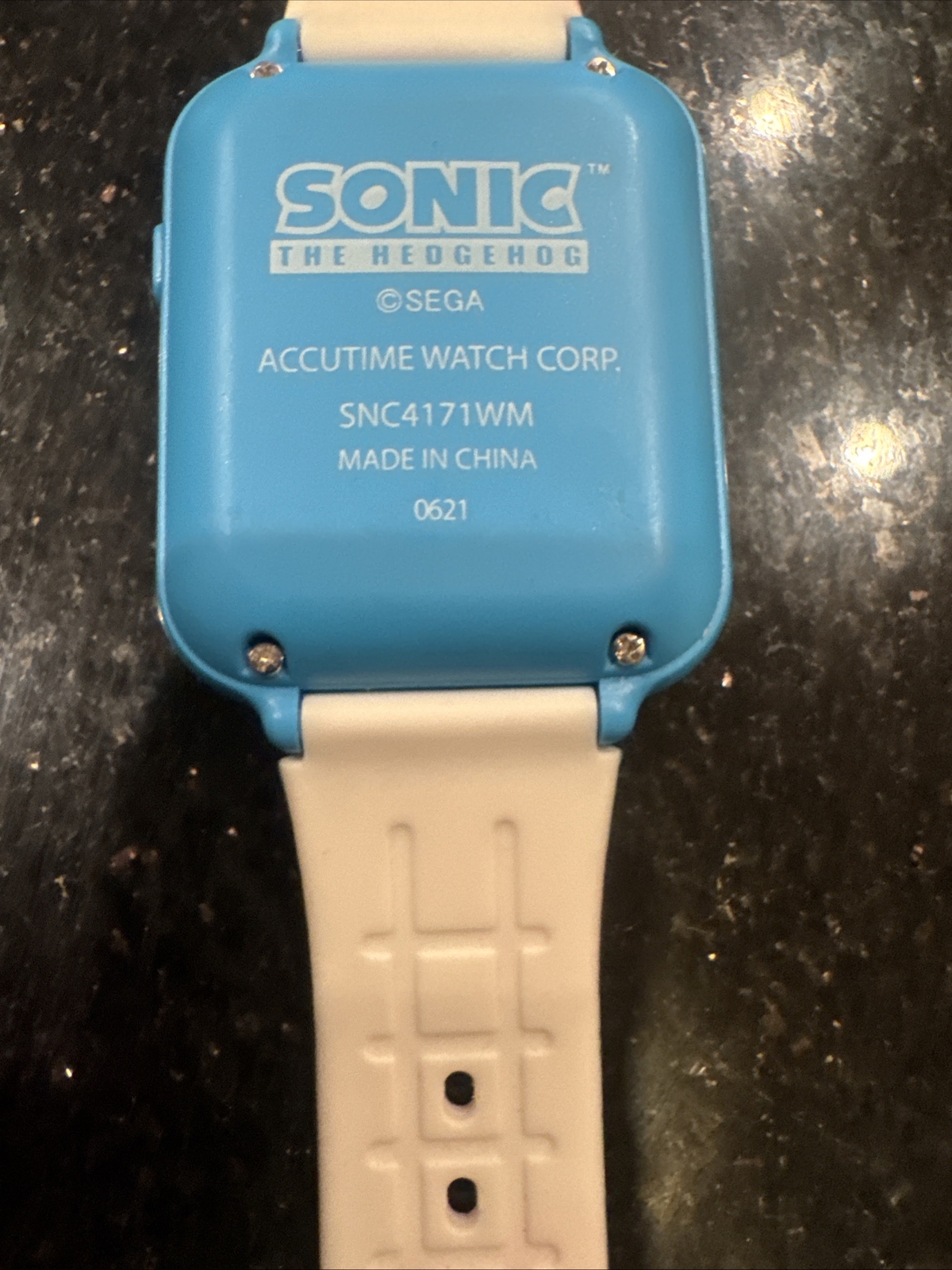 Sega Sonic The Hedgehog Interactive Kid’s Watch Blue Accutime Camera Games Video