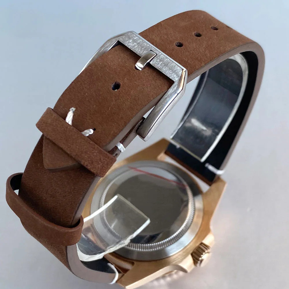 Tandorio 20ATM Solid CuSn8 Bronze Mechanical Men’s Watch For Japan NH35/ Miyota
