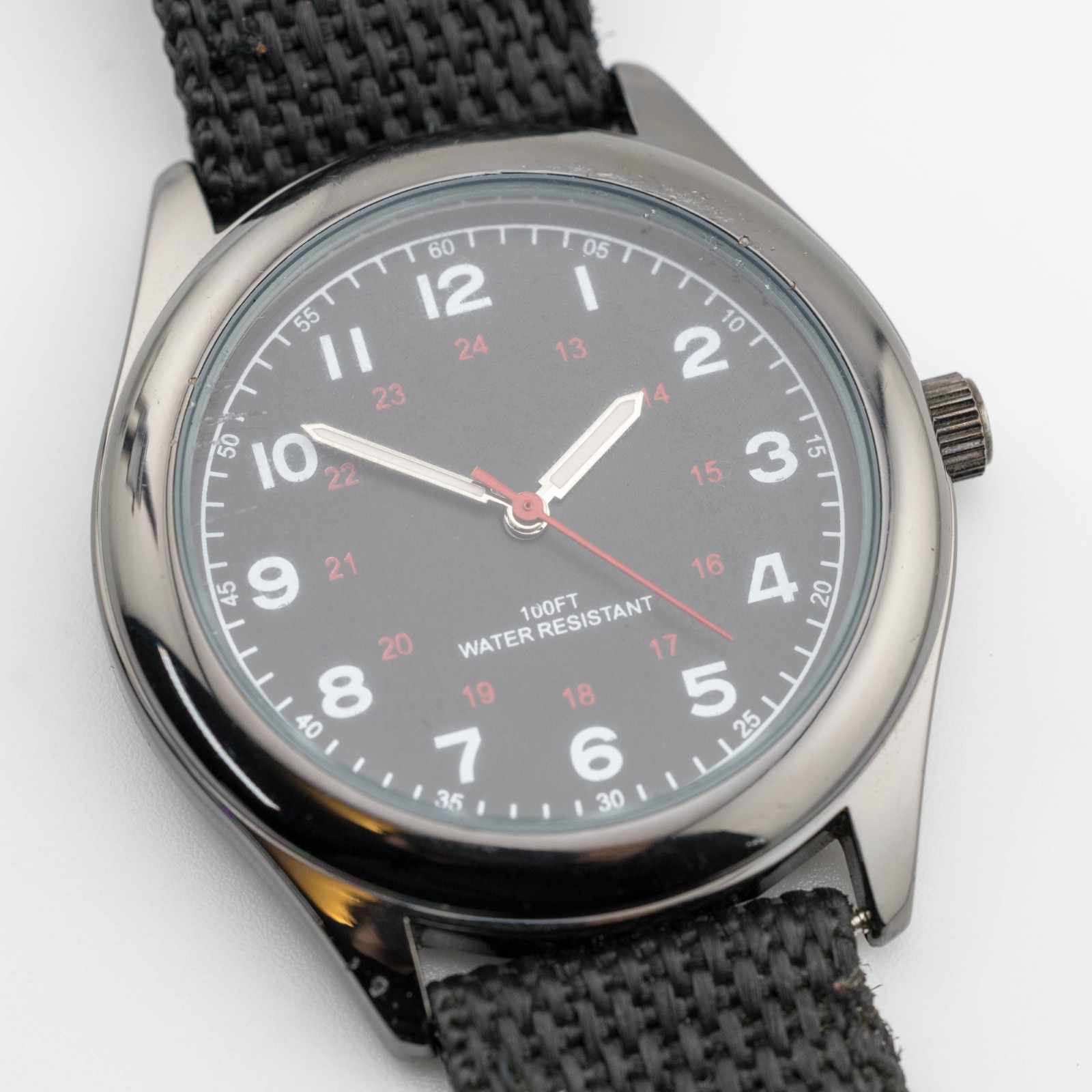 FMD FMDPU004 Nylon Band Quartz Analog Men’s Watch New Battery