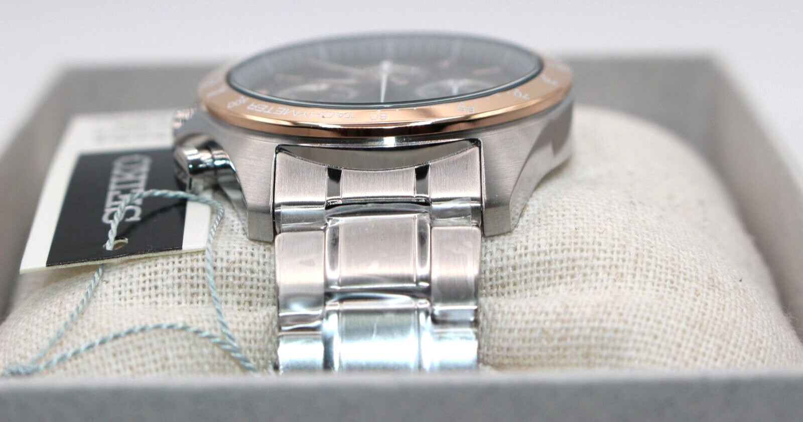 SEIKO SELECTION SBTR026 Watch Men’s Chronograph Pink Gold Authentic From Japan