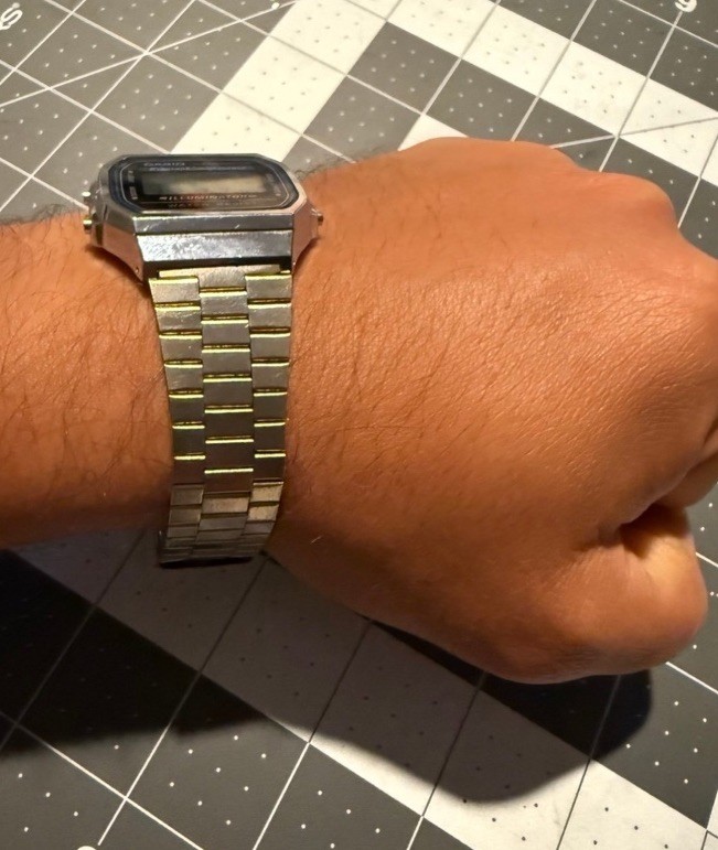 Digital Casio A-168 watch