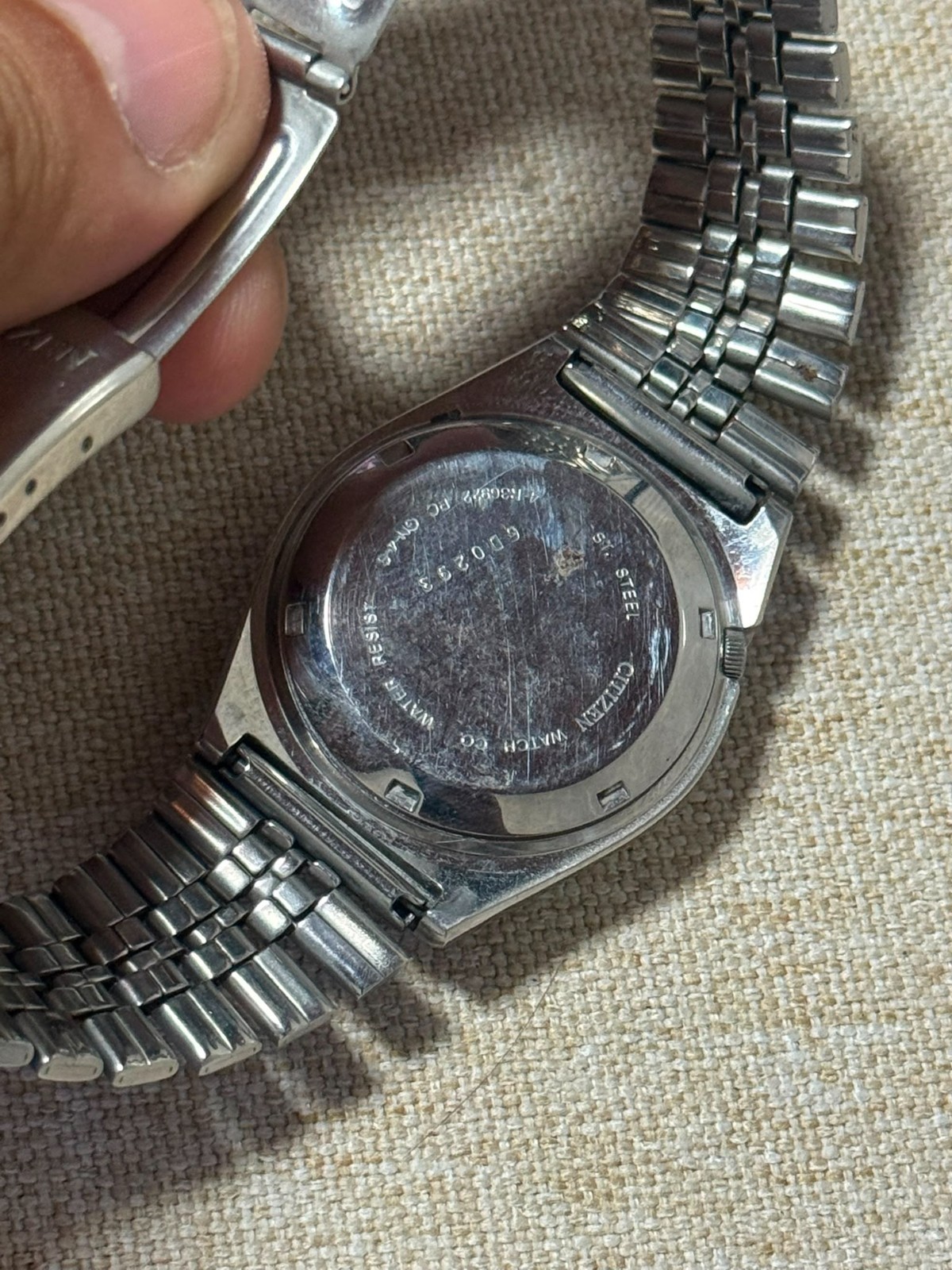 Vintage Citizen Eagle 7 Automatic 21 Jewels Black Dial Day Date Japan Watch JDM