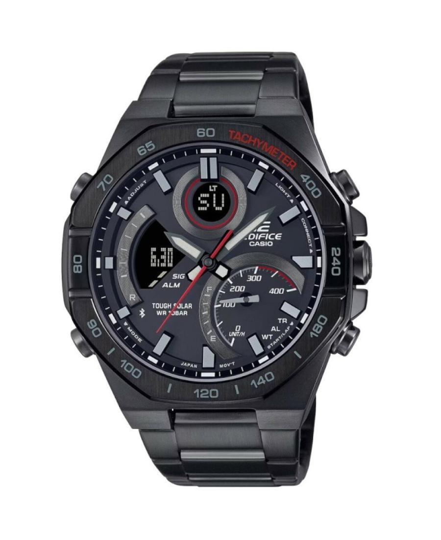 CASIO Men Digital Eco-Drive Casual Watch Classic Dress Black Dial Waterproof Rou