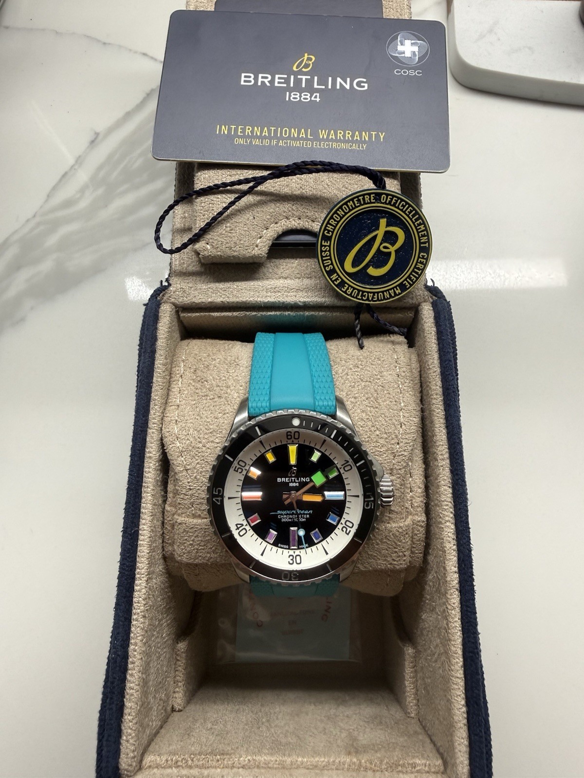 Breitling Superocean Automatic 42 AQUAMARINE