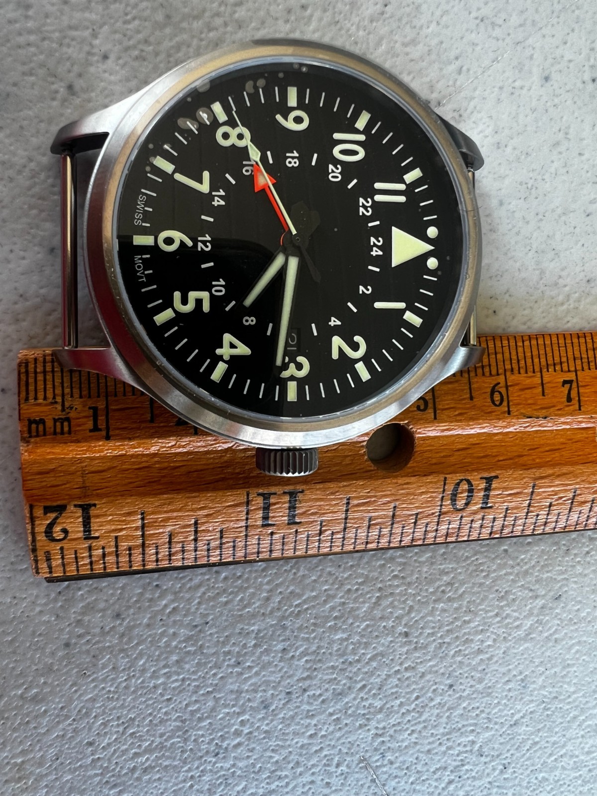 County Comm Maratac 44m Large Titanium GMT Plain Dial Watch Gen 2