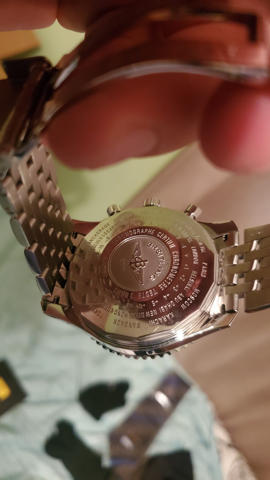 Breitling Navitimer Automatic Chronograph Slide Rule Date 46mm White Dial