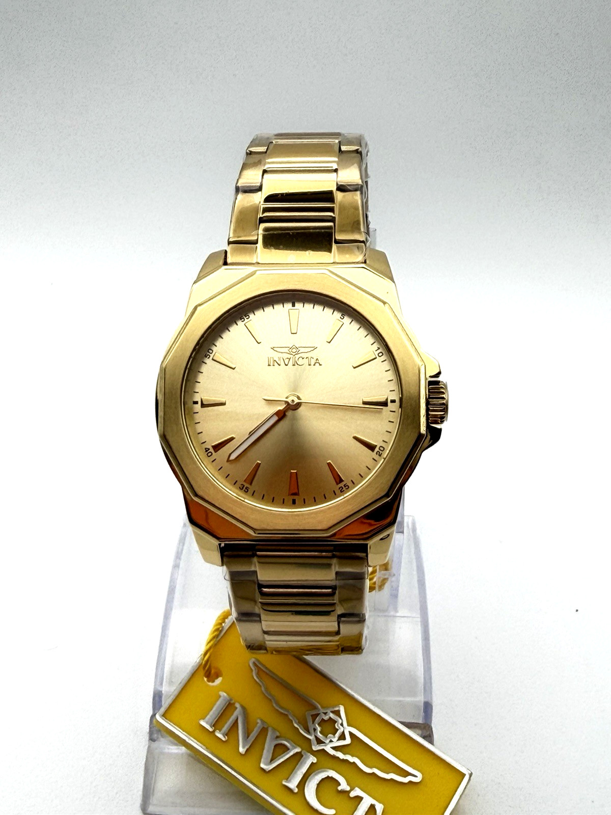 47339-Invicta Speedway Facetio Women’s Watch- Gold 34mm.