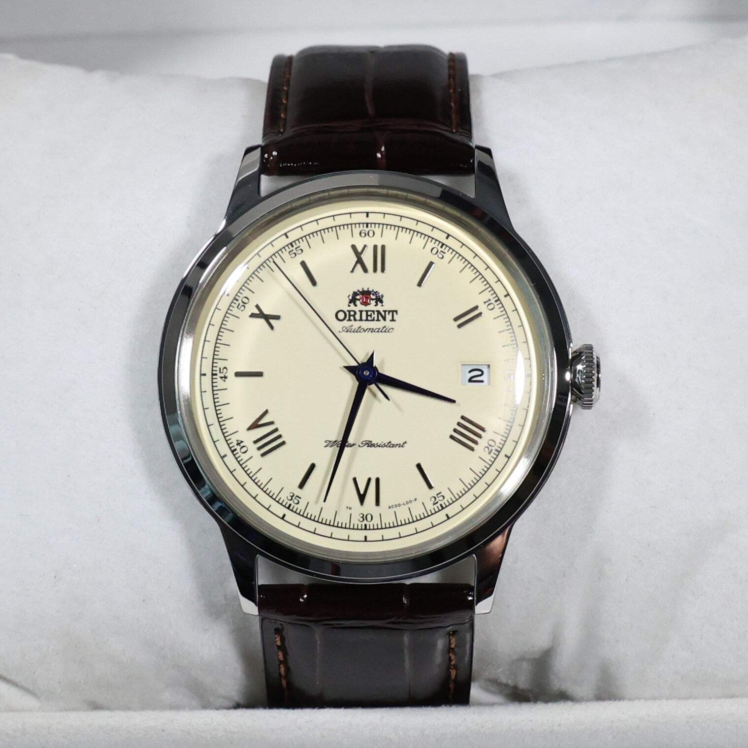 Orient Bambino 2nd Generation Automatic Men’s Leather Strap Watch FAC00009N0