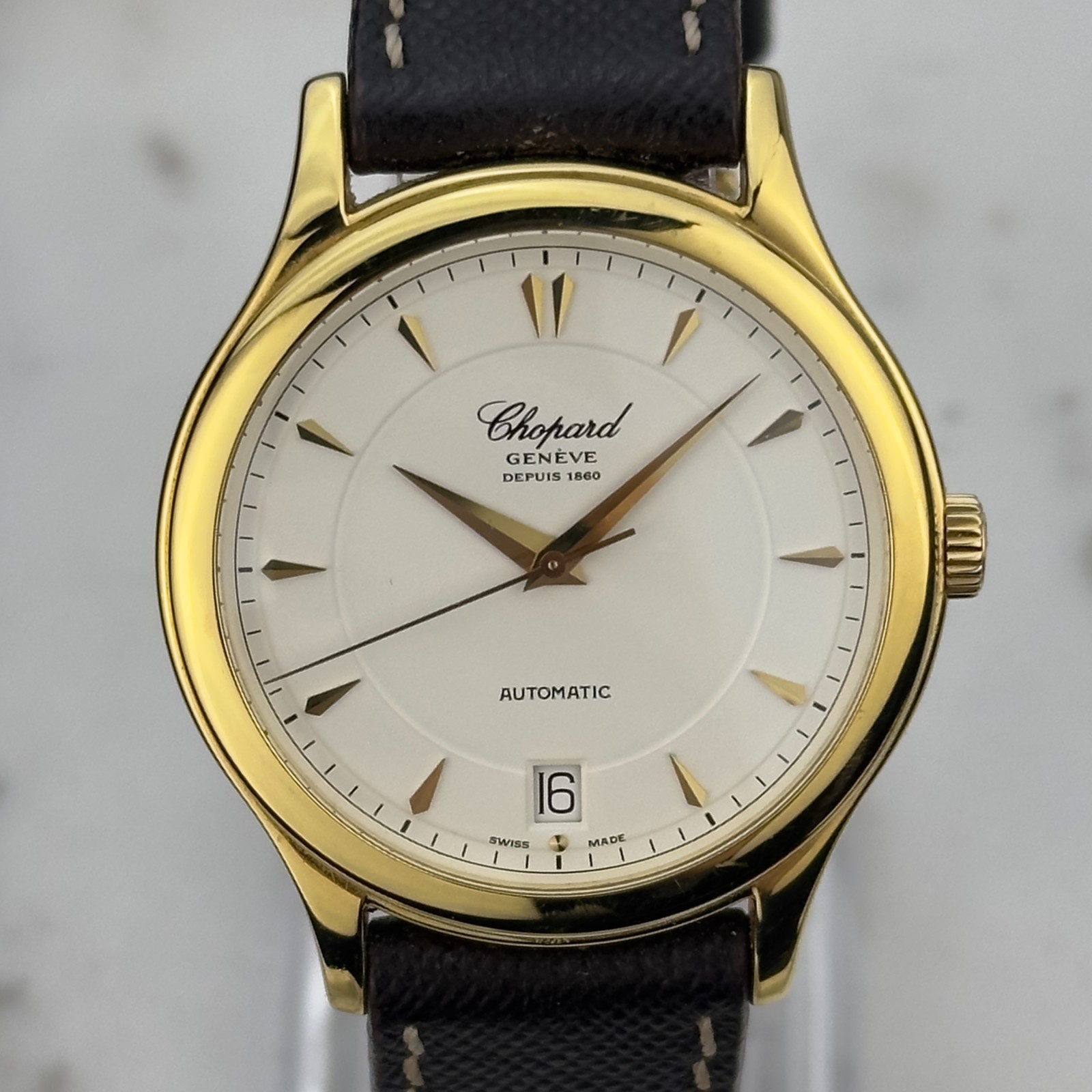 Chopard LUC Ref 16/1862 36mm 18K Yellow Gold Automatic Luxury Watch with Box
