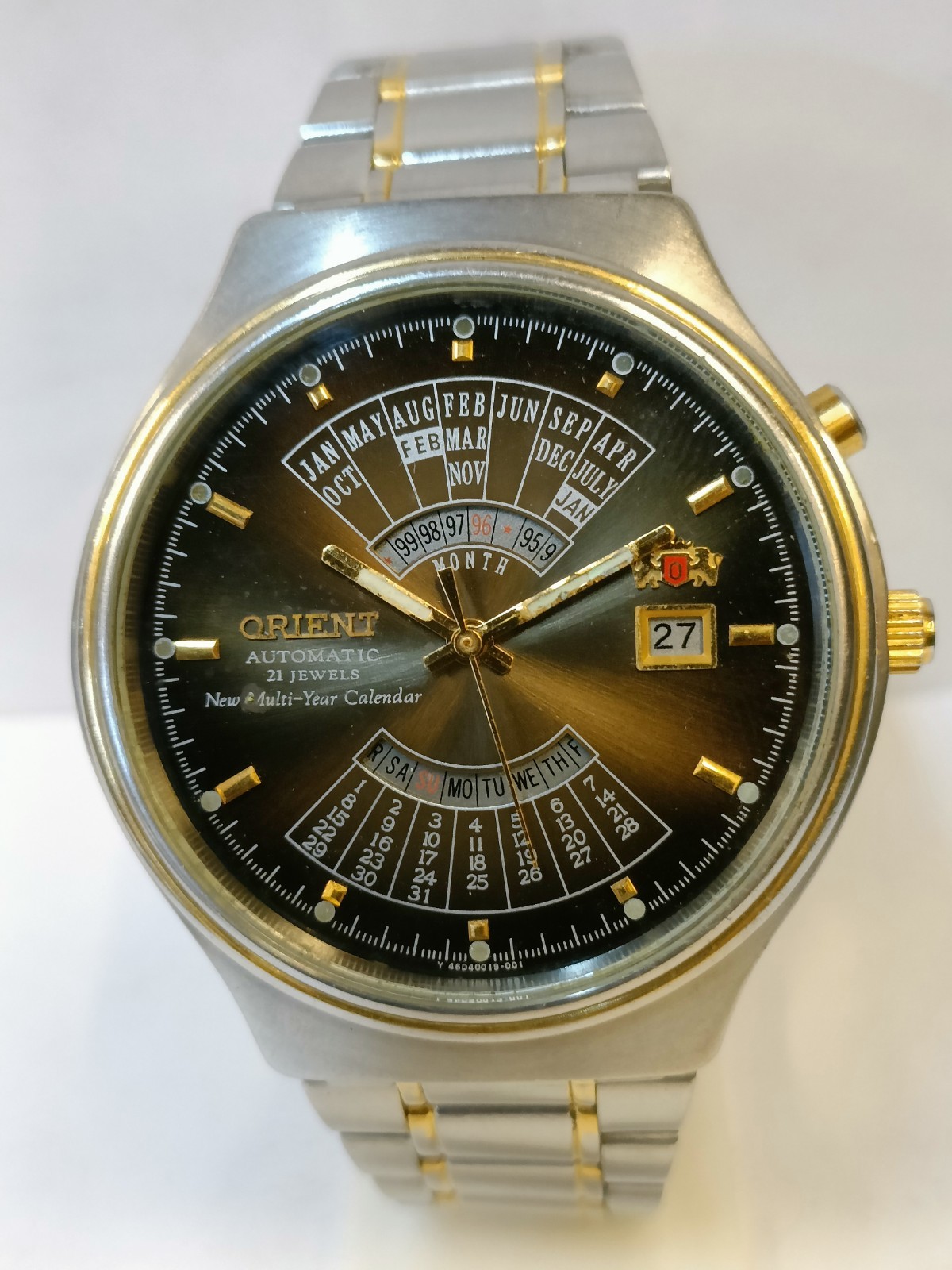 ORIENT PERPETUAL MULTI-YEAR CALENDAR AUTOMATIC JAPAN MEN’S WORKING CONDITION