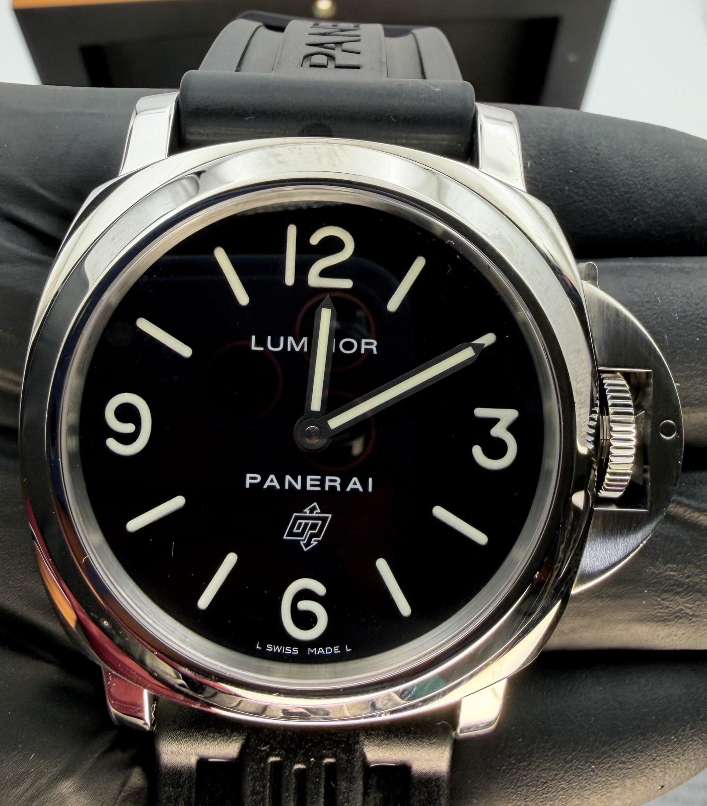 Panerai Luminor Base Logo PAM00000 44mm Black Dial Box Booklet Stickers 300m