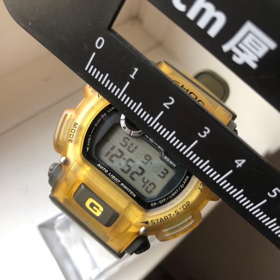 CASIO G-SHOCK Clear Yellow Watch