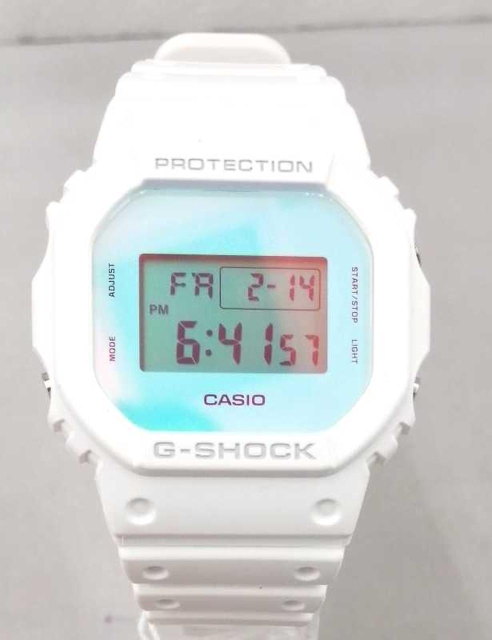 CASIO G-SHOCK DW-5600TL 7JF White Men Watch Auth Japan