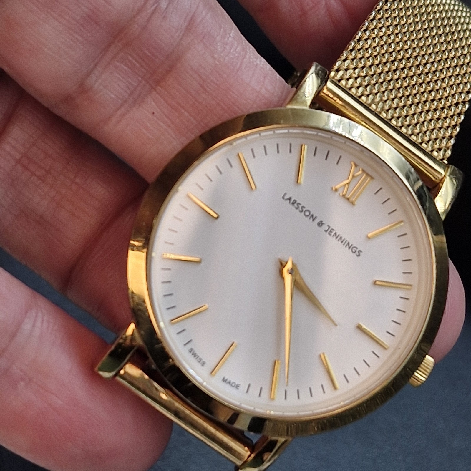 Larsson & Jennings 302517 STHM/LDN Watch, 26mm Nice Condition New Battery Runs