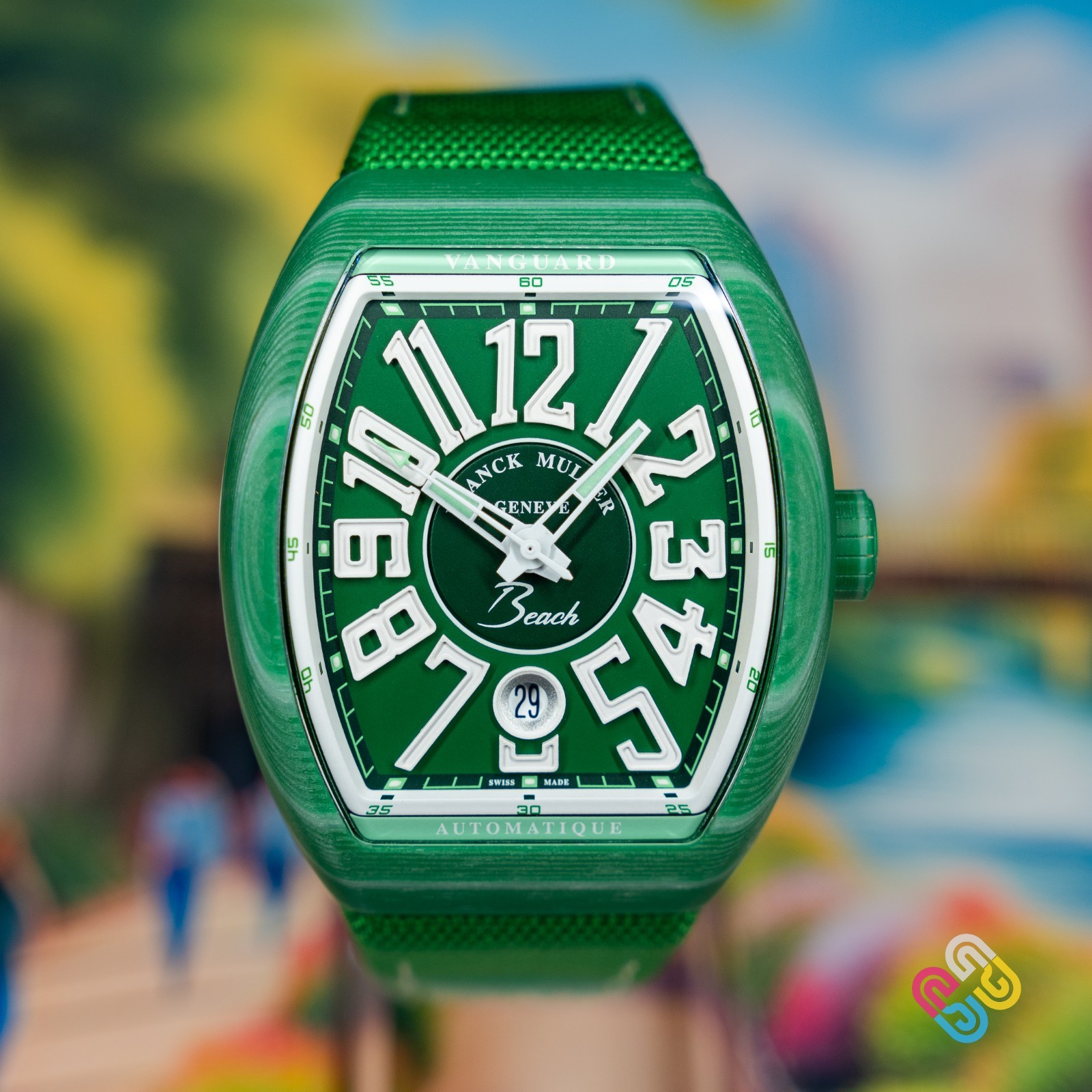 2024 Franck Muller Vanguard Beach Green 41mm V 41 SC DT BEACH VRV GF3