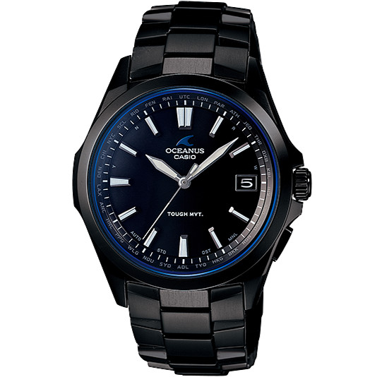 CASIO OCEANUS OCW-S100B-1AJF Titanium Radio Solar Watch Black 41.5mm