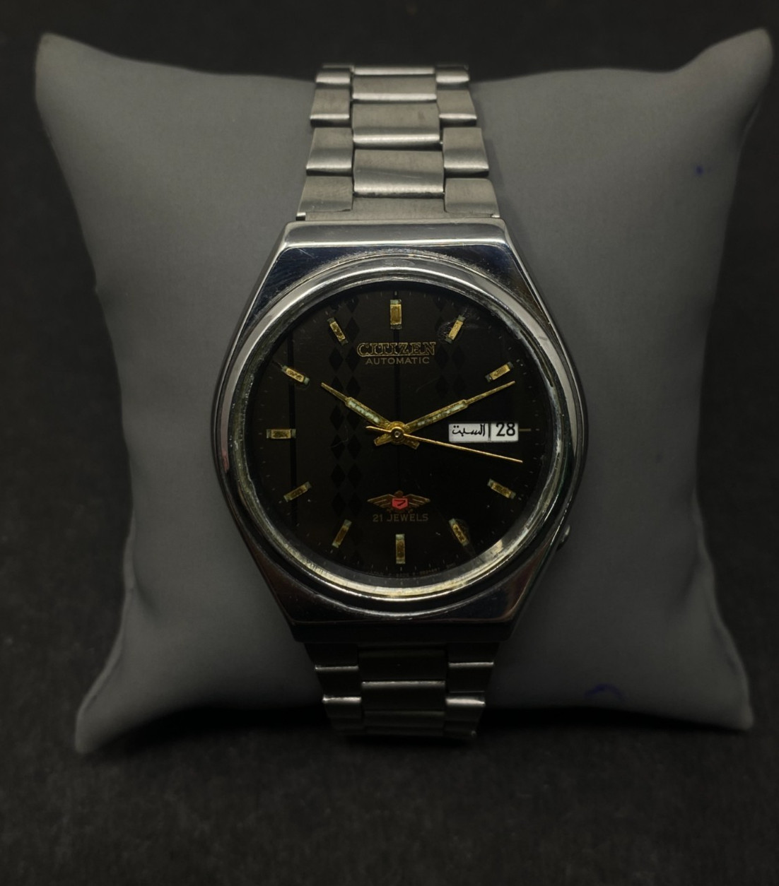 Vintage Citizen Automatic 8200A Japan Movement Day-Date Men’s Wrist Watch