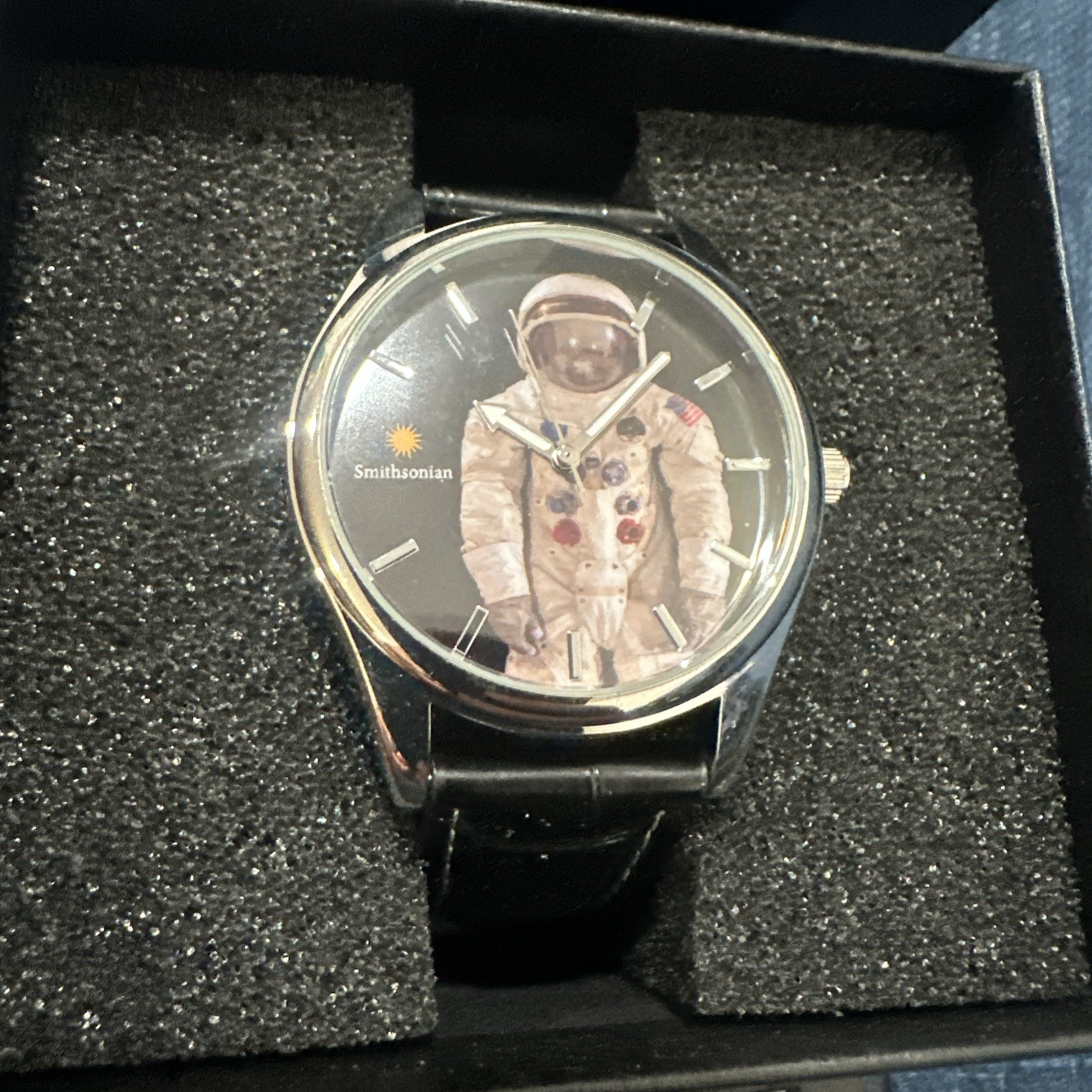 Game Time Smithsonian Apollo 11 Men’s Watch Black New Purchased for $129