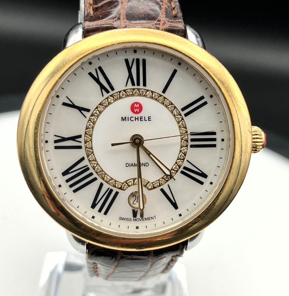 MICHELE SEREIN Lady’s Wristwatch Model MW21B00C9963 (MOP) Natural Diamonds
