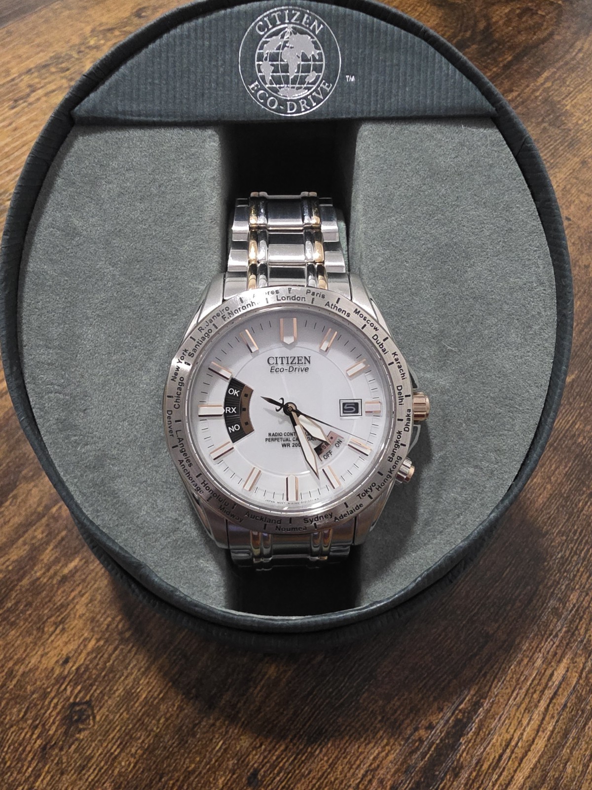 Citizen Eco-Drive Radio Controlled Sapphire Crystal CB0006-51A