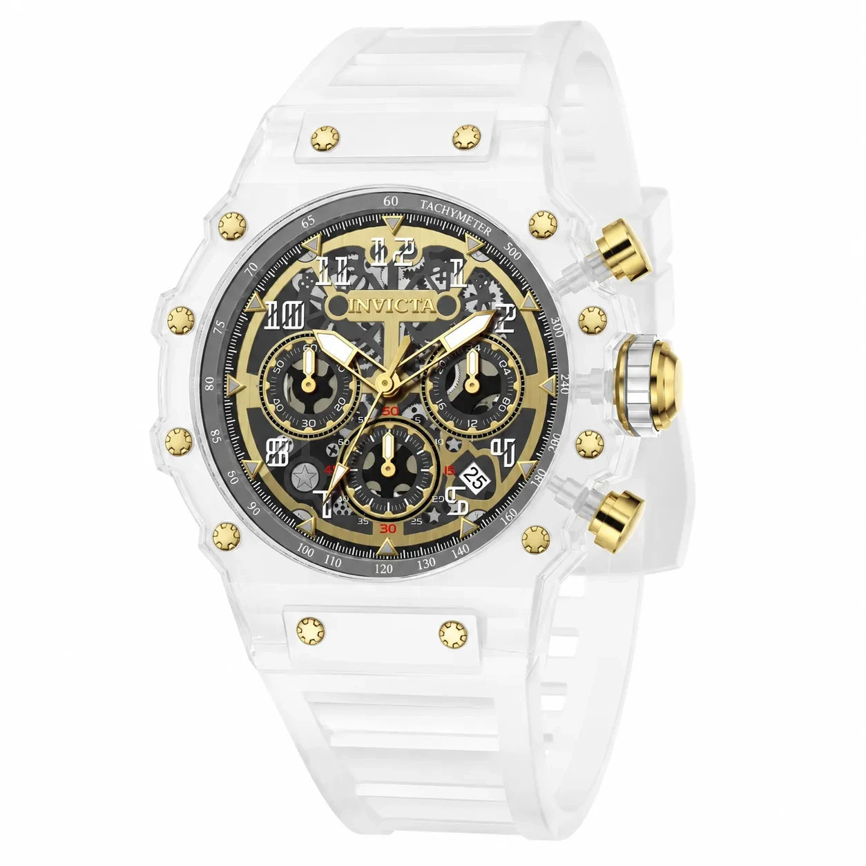 INVICTA All Watches & More Invicta Racing Vaulthan Men’s Watch – 44mm. White (6