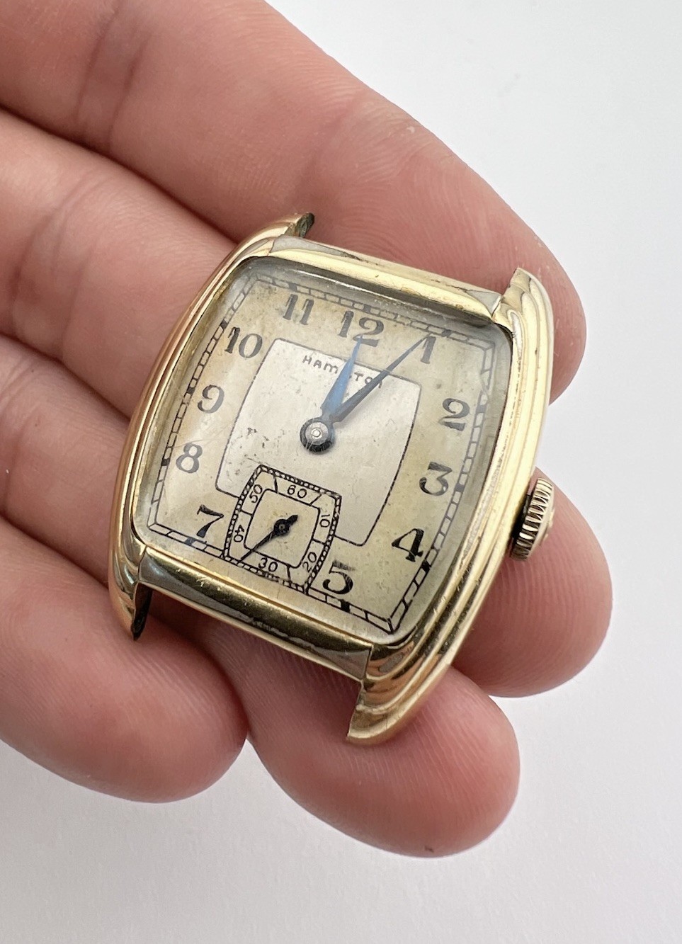 Antique Hamilton Classic Model 987A 10K Gold Filled 17 Jewel 28mm Men’s Watch