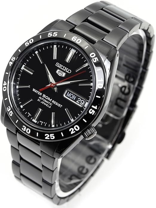 SEIKO SEIKO5 SNKE03K1 Black Automatic Men’s Watch Black Silver Analog Quartz new