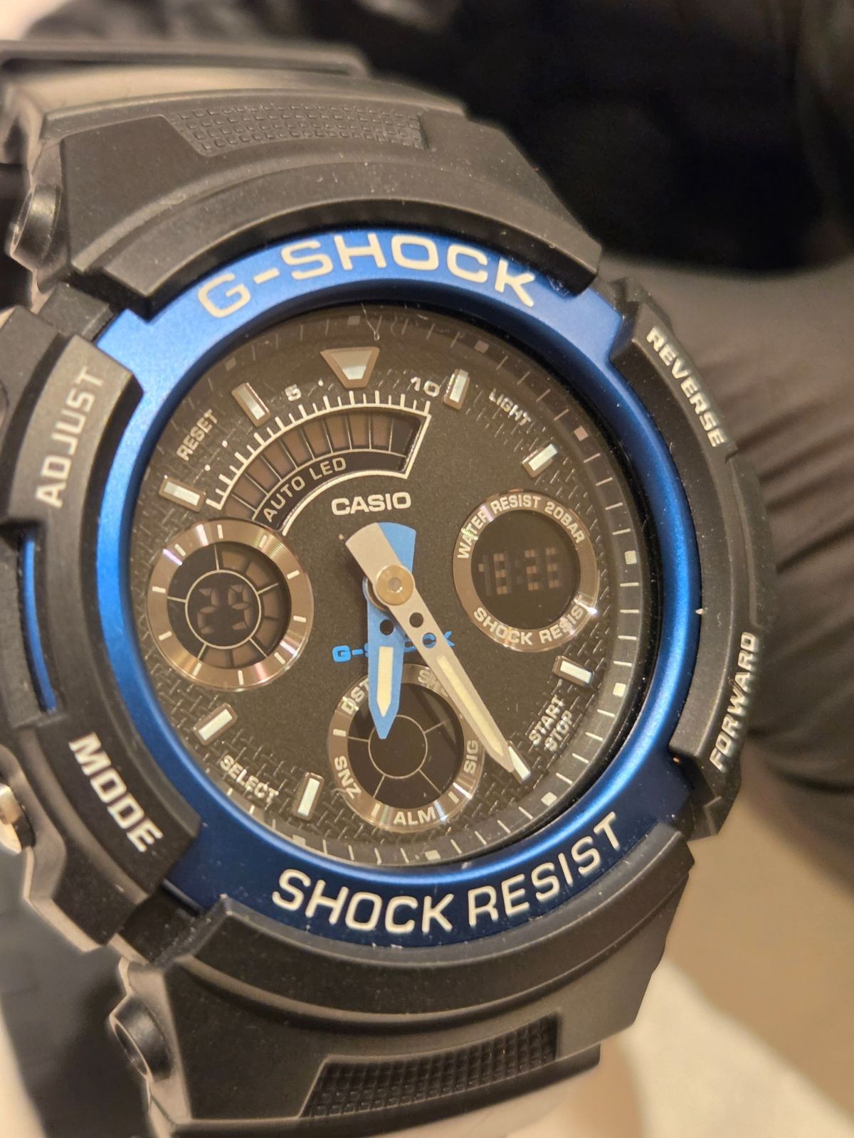 CASIO G SHOCK AW591 2AJF Ana Digi Combination Model Quartz from JAPAN