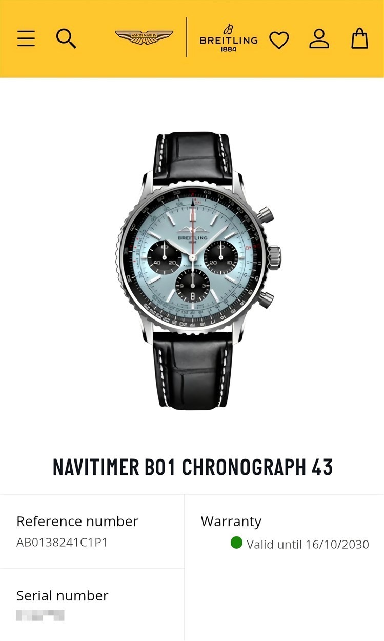 NEW 2025 Breitling Navitimer 1 B01 Chrono Ice Blue Dial AB0138241C1P1 Full Set