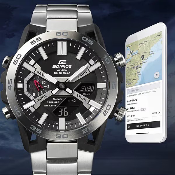 Casio Edifice ECB-2000YD-1AJF Bluetooth Solar Analog Digital Men Watch Japan