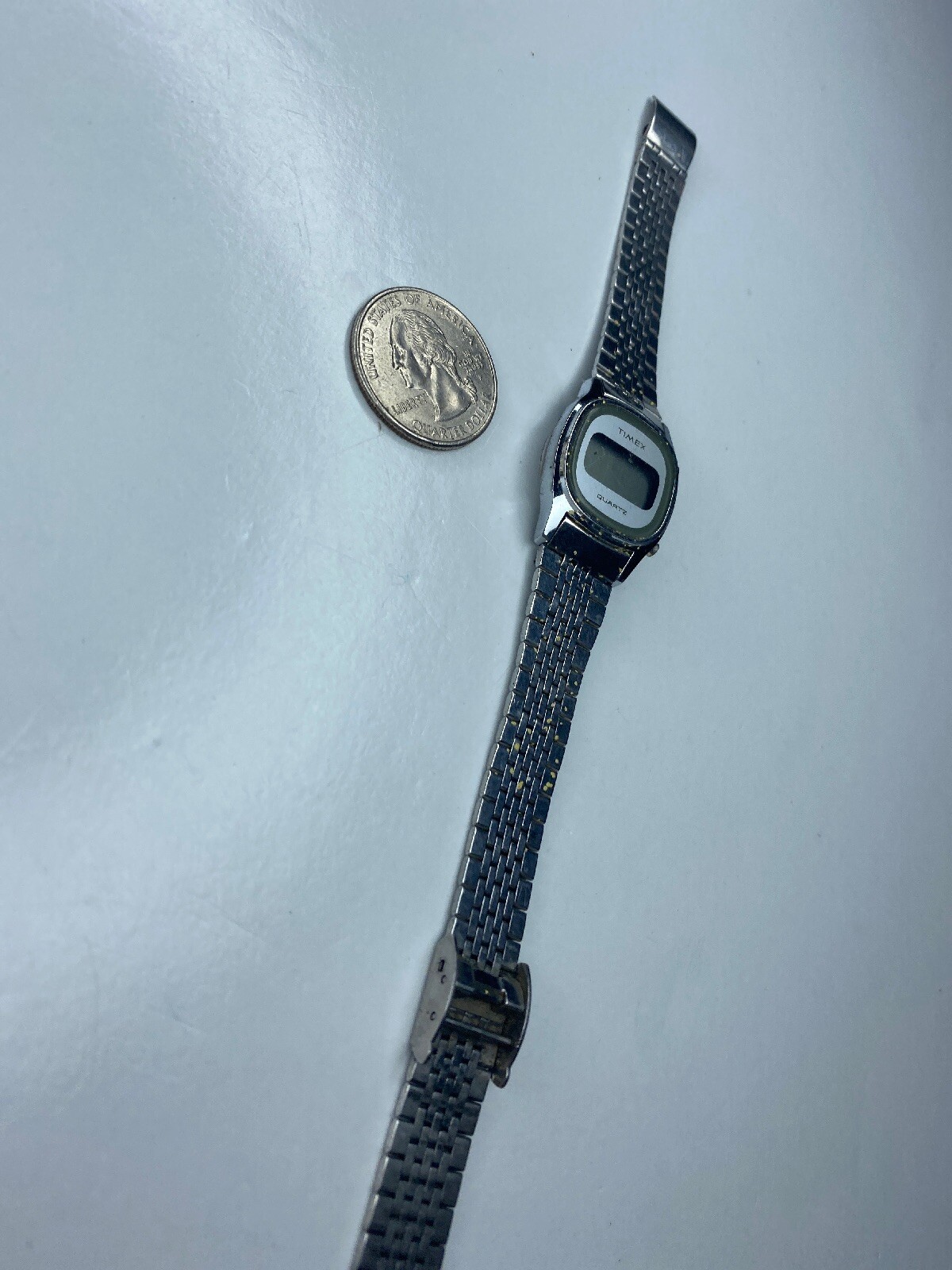 E Timex L Cell Philippines Stainless Ladies LCD Untested
