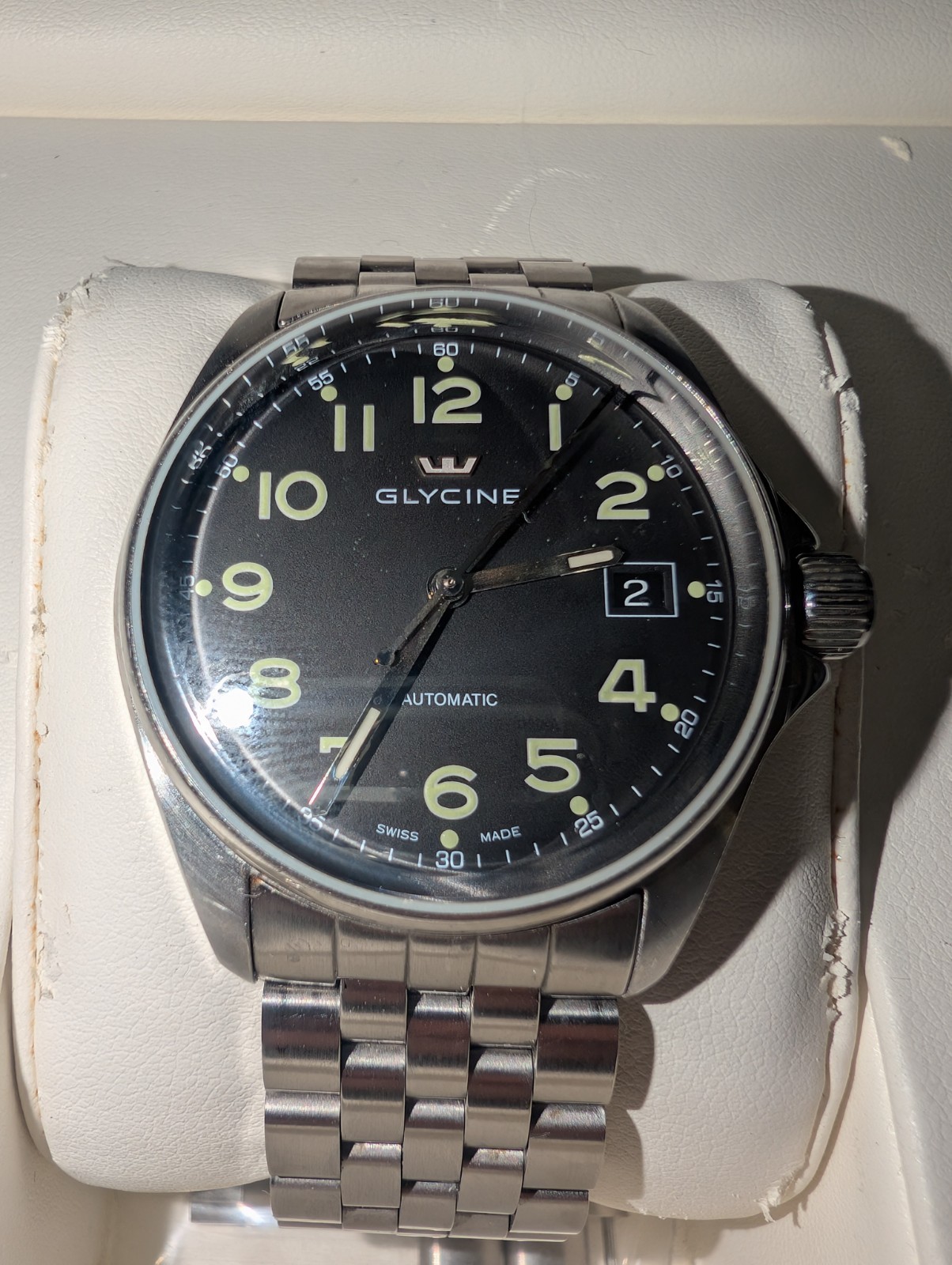 Glycine Combat 6 Mens Automatic Wristwatch Full Set