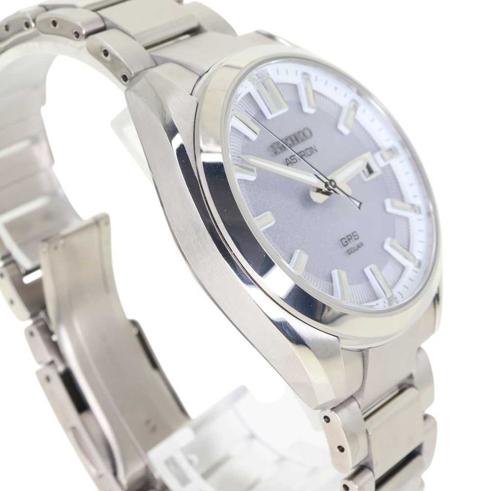 SEIKO Astron Origin SGXD031 Silver Case Size 42.0mm Men’s Used Watch #7107
