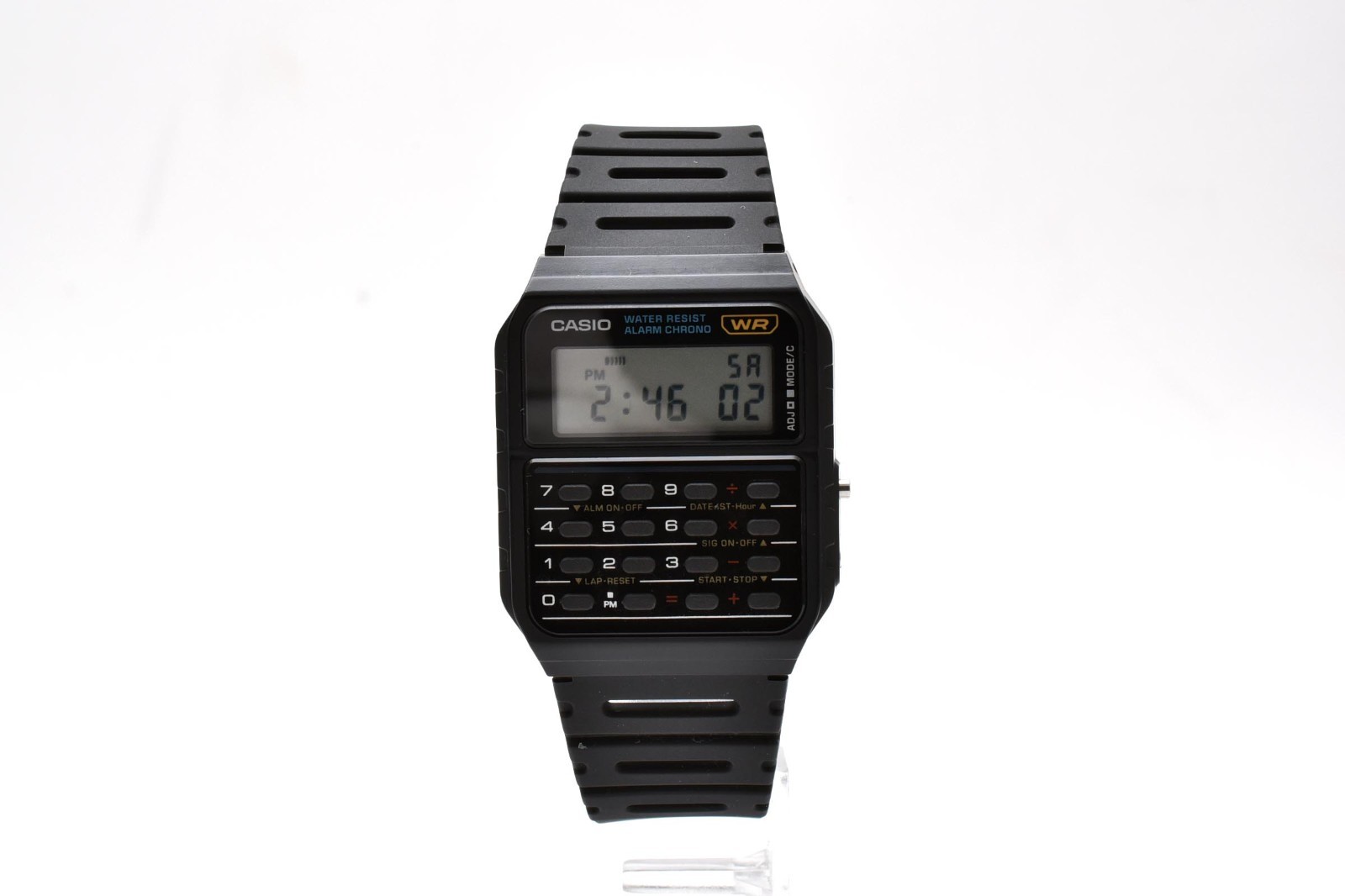 Casio CA-53W Databank Calculator Digital Quartz Watch Black [Near Mint]
