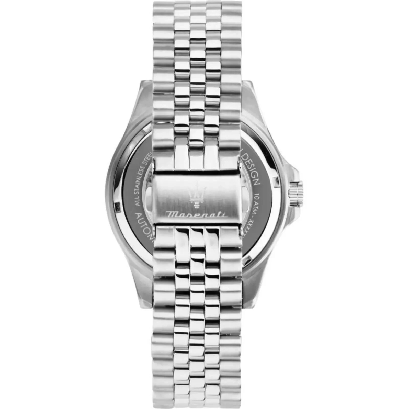 Maserati Mens Sfida Automatic Analog Watch R8823140011 Stainless Steel 44mm Dial