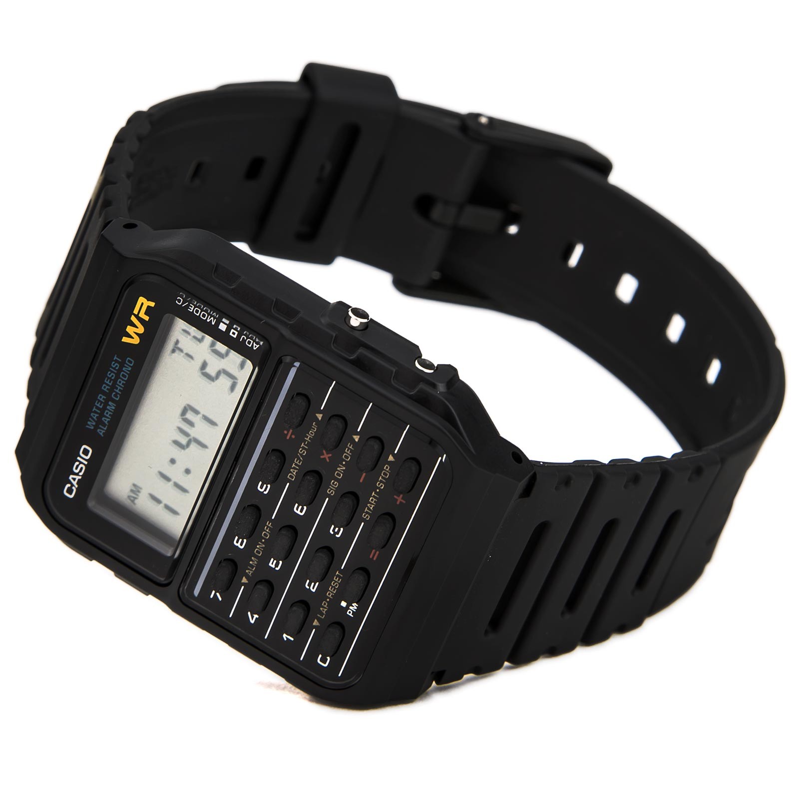Casio Men’s Watch Databank Calculator Digital Dial Black Resin Strap CA53W-1