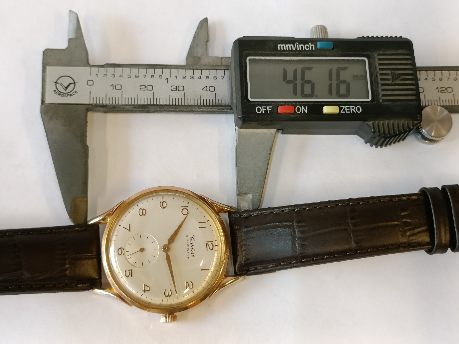 CORTEBERT SPIROFIX JUMBO SUB-SECOND WINDING SWISS MEN’S WORKING CONDITION